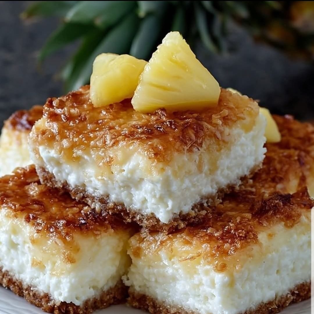 Pineapple Coconut Cheesecake Bars Pineapple Coconut Cheesecake Bars e1748816287648