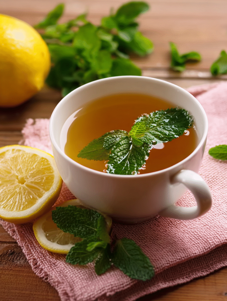 Lemon Balm Tea Recipe for Weight Loss: Benefits, How to Make It, and Safety Tips 2 Lemon balm tea recipe card