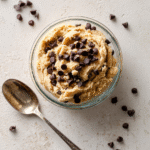 Greek yogurt cookie dough with chocolate chips
