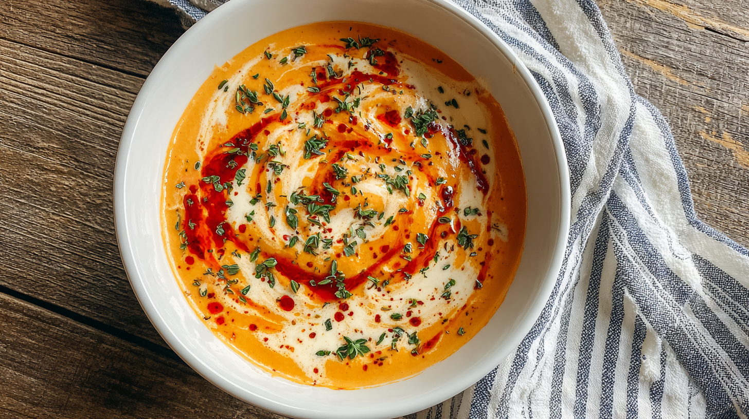Crave-worthy Greek yogurt sriracha sauce in a white bowl with fresh lemon and garlic on the side