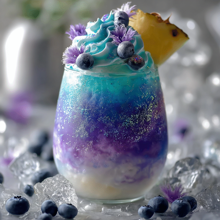 Stunning Ocean Love Colada Recipe: A Bold Blue Tropical Escape in a Glass 2 Ocean Love Colada recipe card
