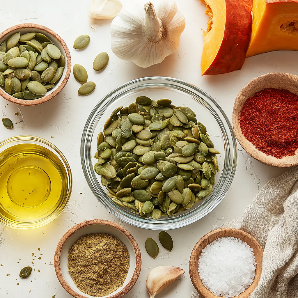 bariatric pumpkin seed ingredients in ramekins