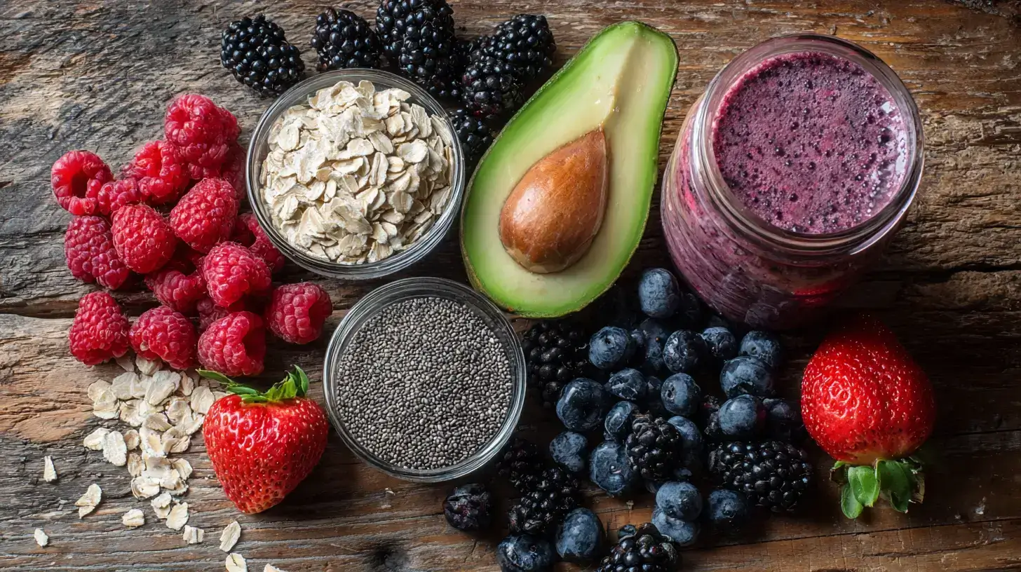 High-fiber foods for fibremaxxing weight loss