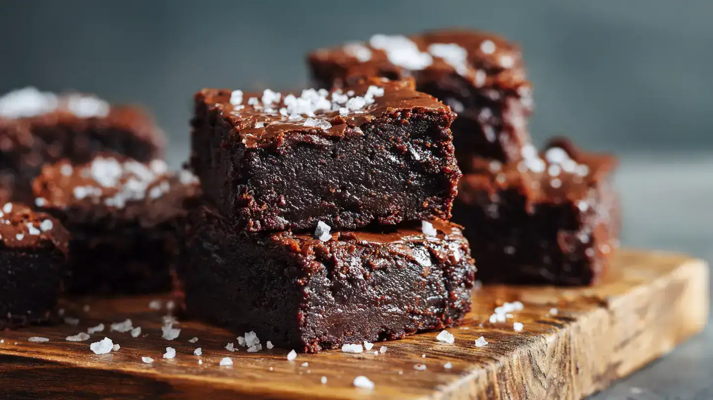 flourless tahini brownies gluten-free fudgy dessert