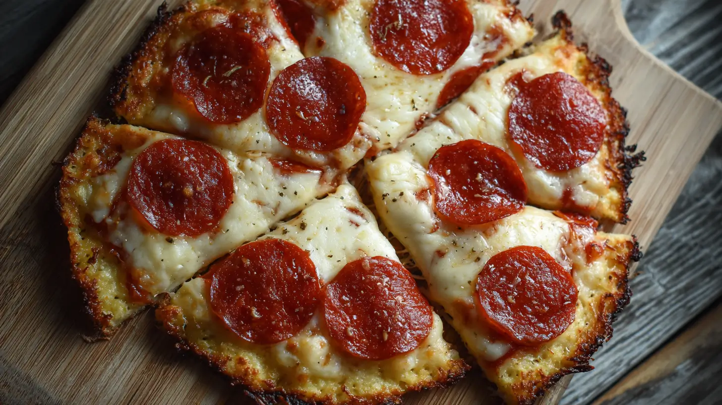 keto cloud bread pizza ingredients including cottage cheese