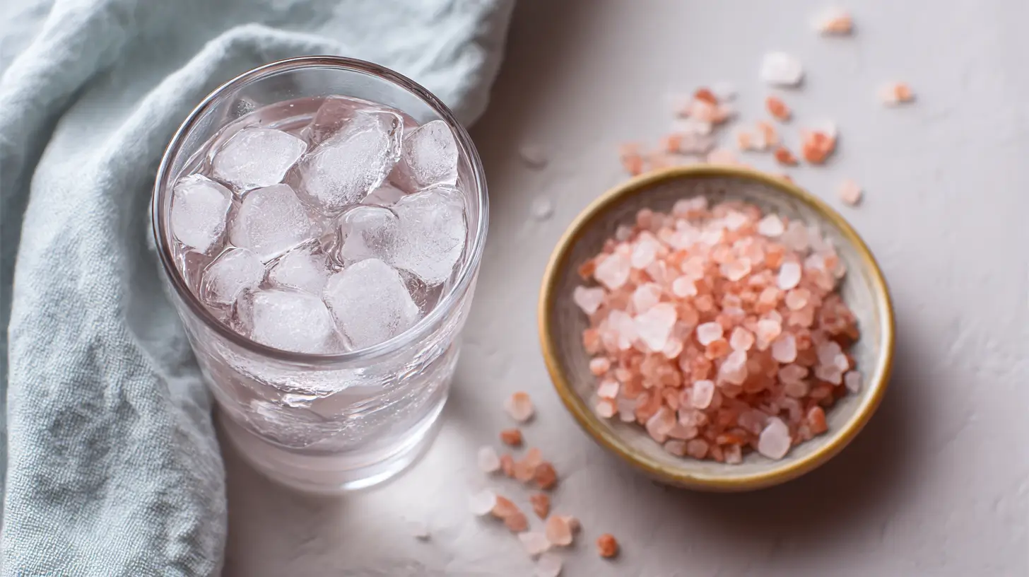 Salt and Ice Trick Recipe with Pink Salt and Ice