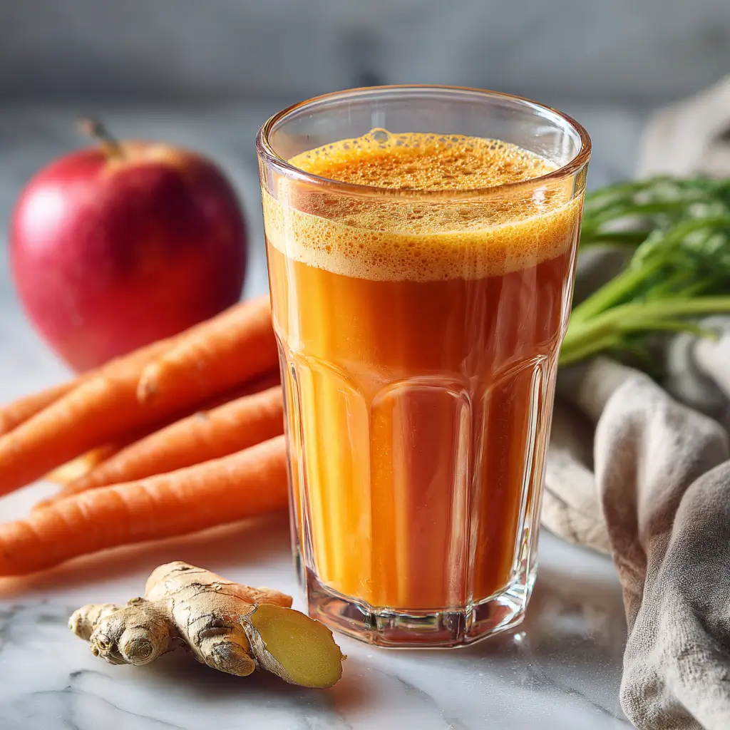 Best Korean Retinol Tea Loophole for Glowing Skin (With Recipes) 7 carrot apple ginger juice korean retinol recipe