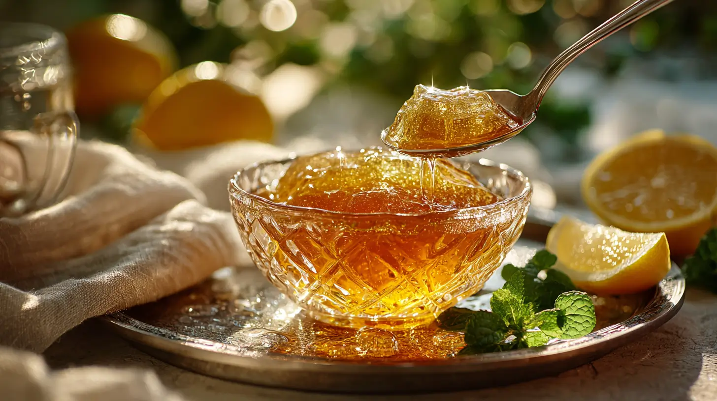 gelatin trick recipe golden dessert
